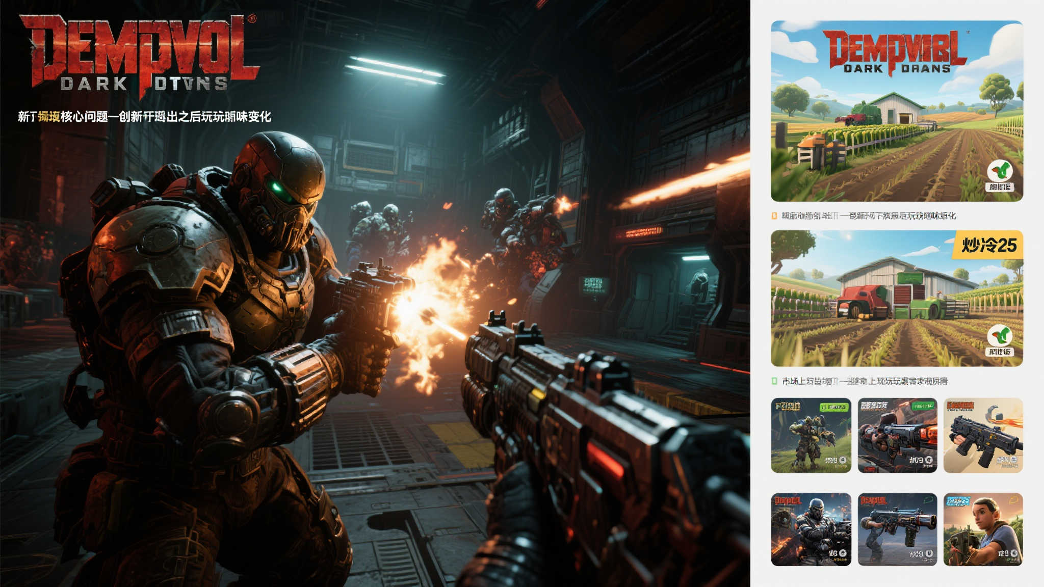 《毁灭战士:黑暗时代》新作失利:销量竟不及《模拟农场25》? 新作核心问题-创新不足还是玩家口味变化