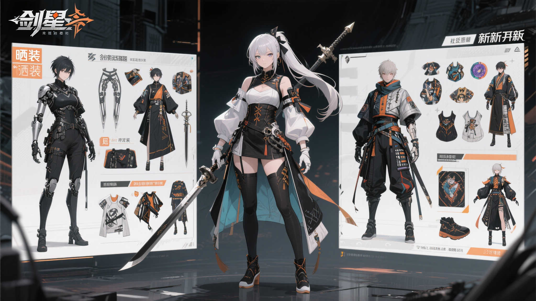 举个例子，像《剑星》这样注重角色外观设计